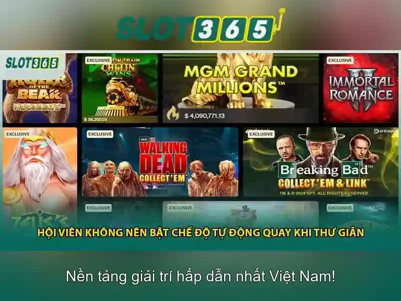 Các tính năng nổi bật của slot365